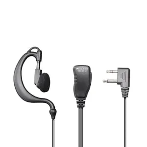 Midland MA21-LI Auricolare e microfono con braccio, supporto 2 pin, microfono PTT, interruttore VOX, compatibile con Walkie Talkie G5/G7/G8/G9