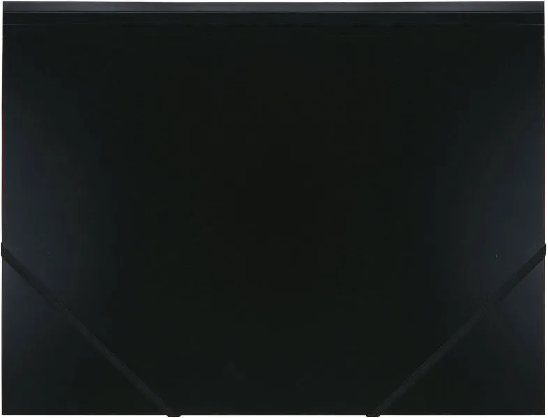 Strikkmappe Foldermate PP A4 sort