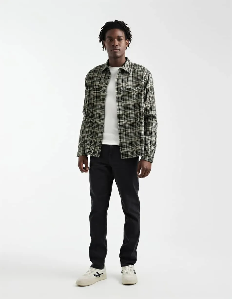 ASOS DESIGN stretch slim jeans in washed black