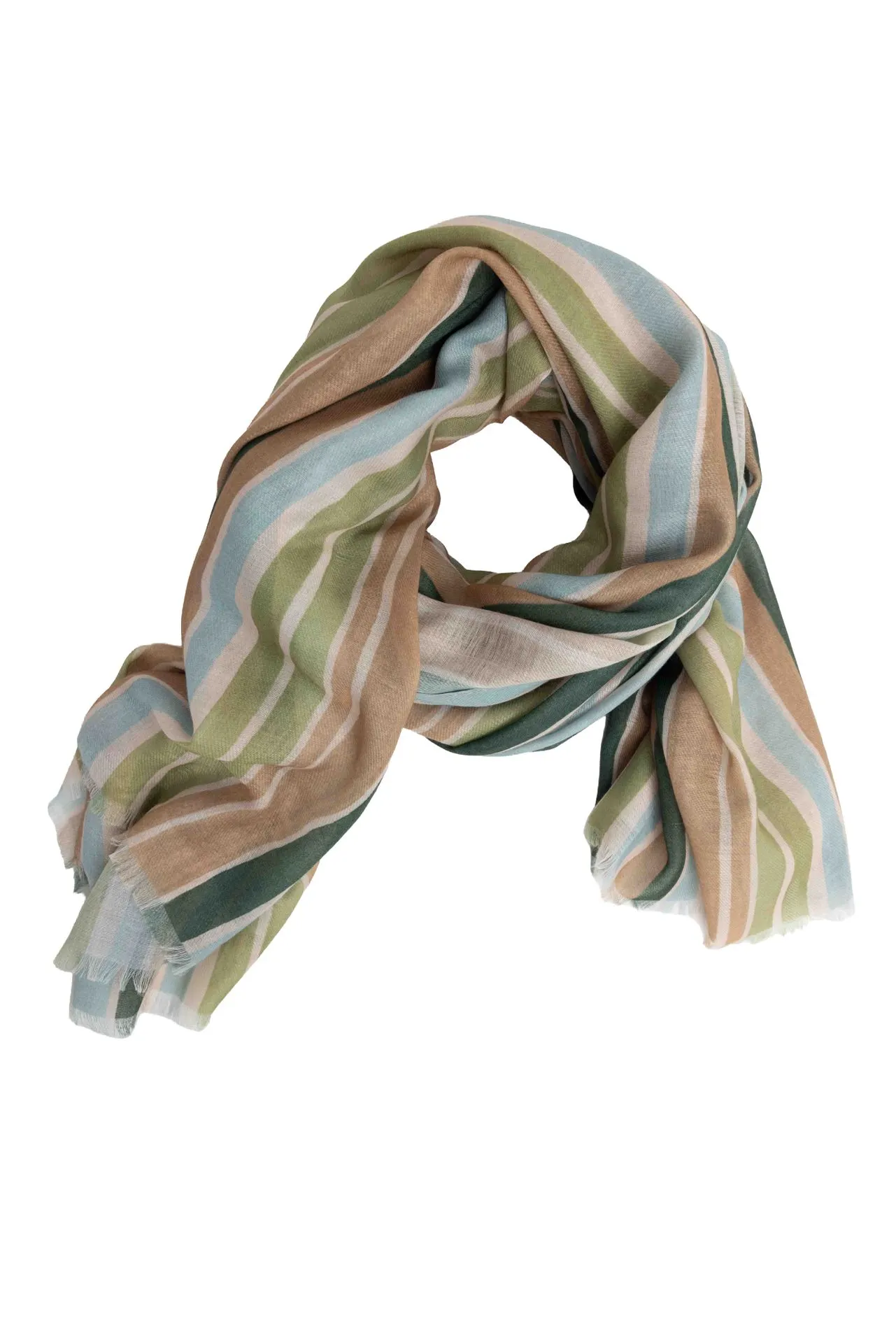 Gestreepte kleurrijke sjaal