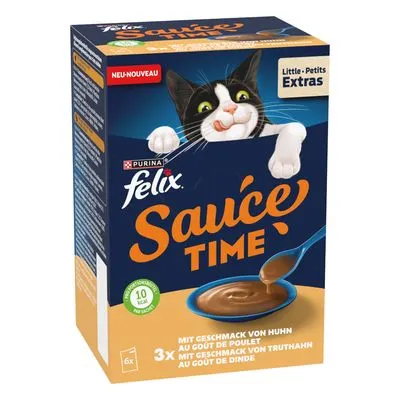 Jumbopack Felix Tendres Effilés 120 x 80 /85 g + Felix Sauce Time 24 x 40 g offerts !
