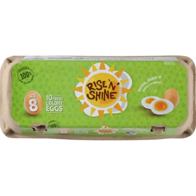 Rise N Shine Size 8 10 Pack Colony Eggs