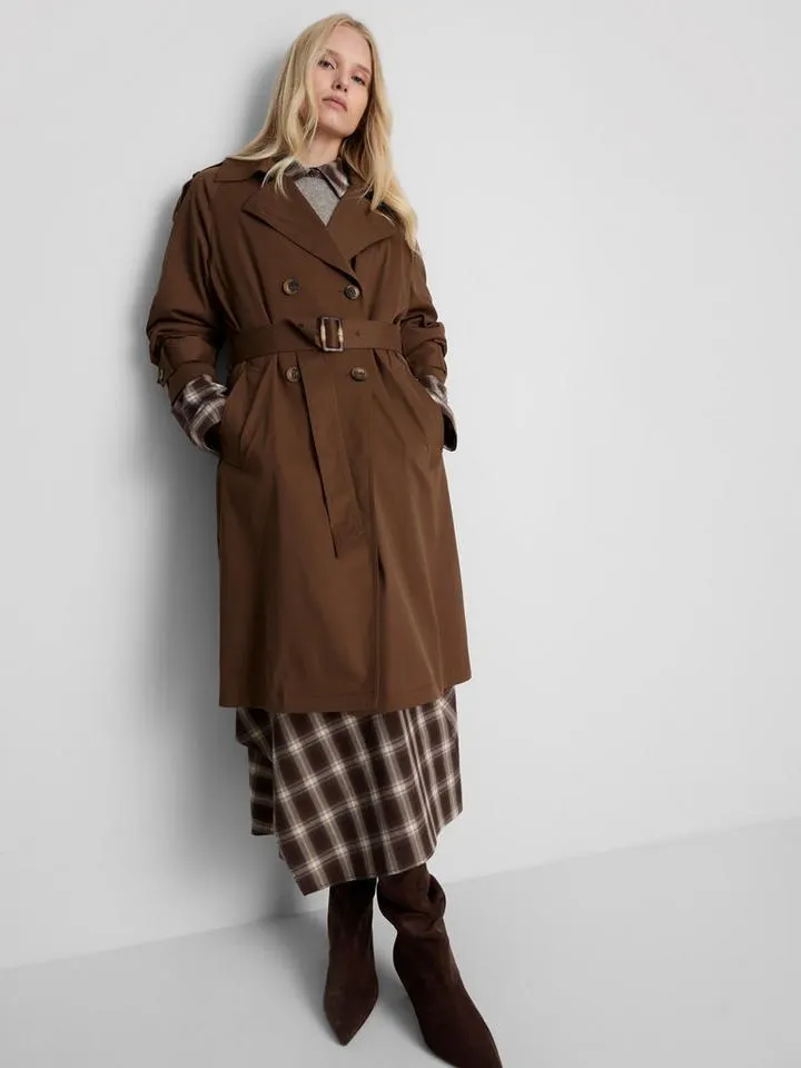 Trench mi-long croisé By Coleen