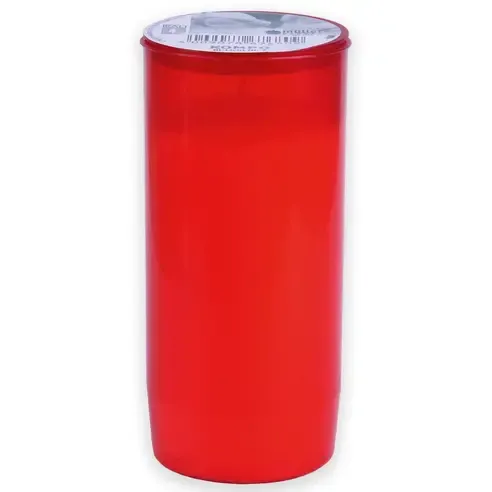 Grab-Öllicht Nr. 7 - rot - 14,5 cm hoch