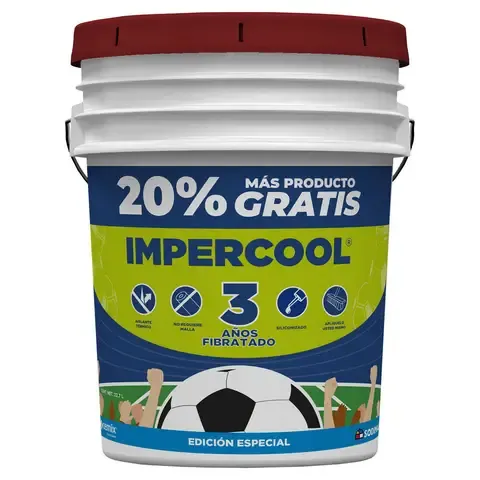 Impermeabilizante Cubeta Especial Futbol 3Años 22.7L Terracota