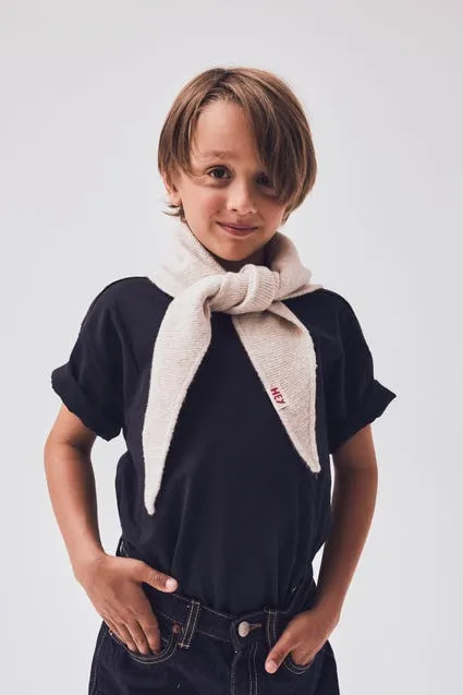 Kids driehoeksjaal met label