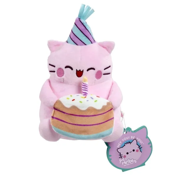 Mykdyr Pembe Plush Happy Birthday 15 cm