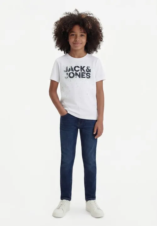 JCOSPLASH TEE CREW JNR 2 PACK - T-shirts med print - navy/white