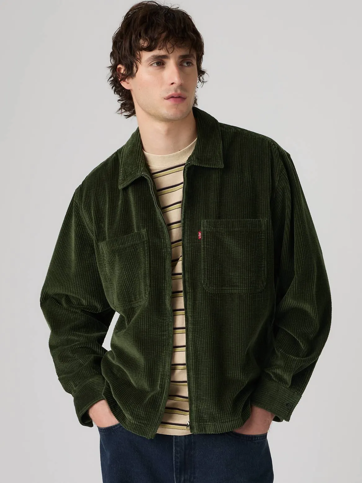 Ports Boxy Zip-Up Overshirt