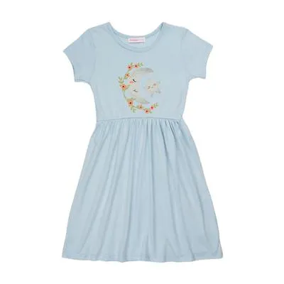 Vestido Fantastic Niña Estampado De Luna