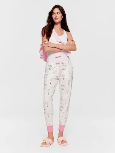 Tennis Social Club Heart Easy Pj Pant