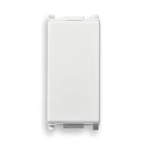 Pulsante assiale 1P NO 10A Plana VIMAR bianco
