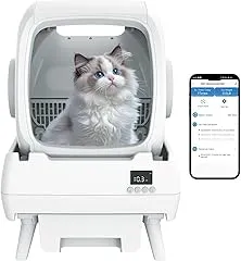 FRCFRC Automatic Cat Litter Box Self Cleani…
