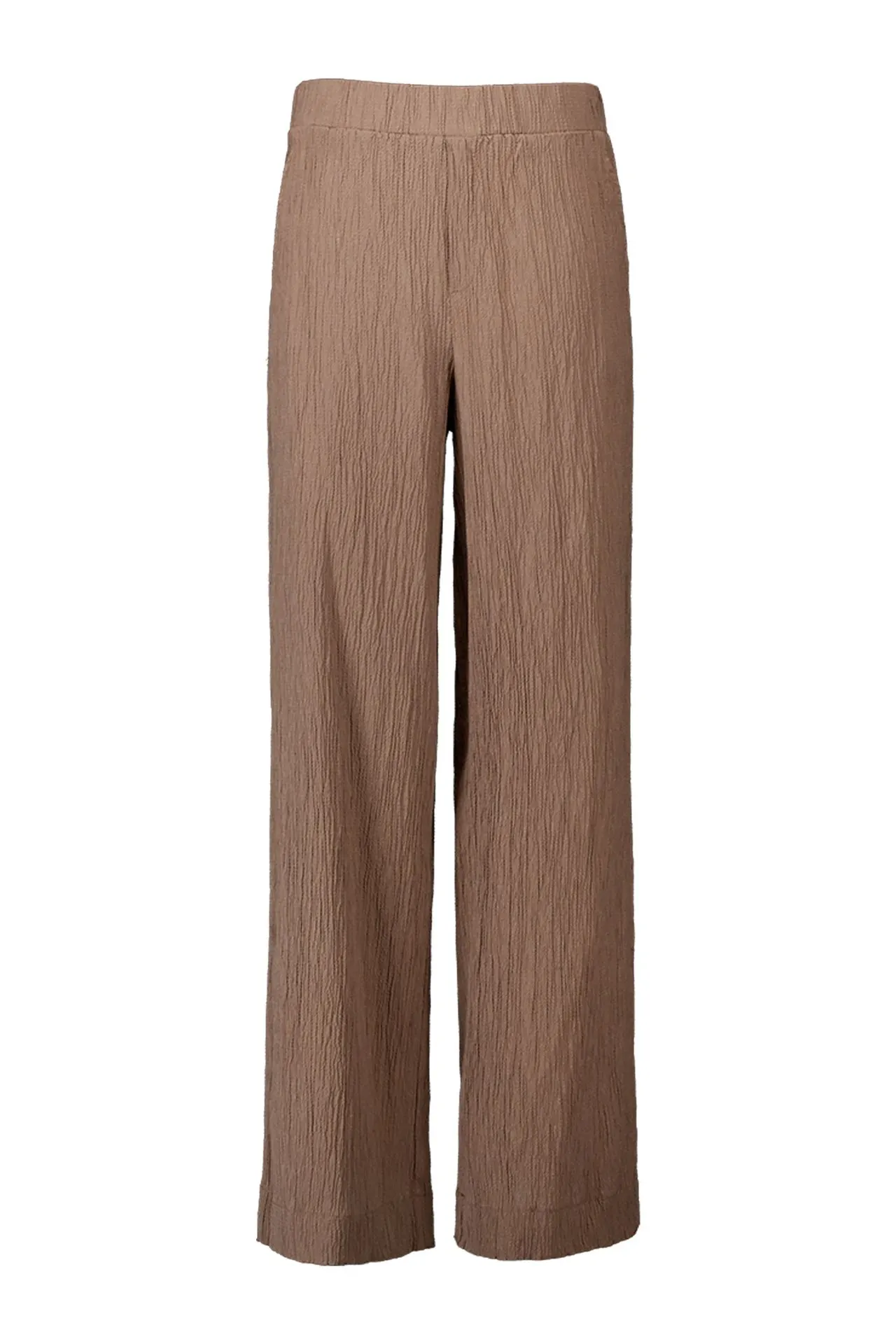 Wide fit broek | Taupe