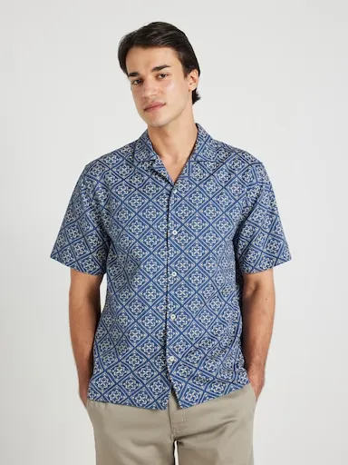 Just Jeans Printed Textured Shirt
