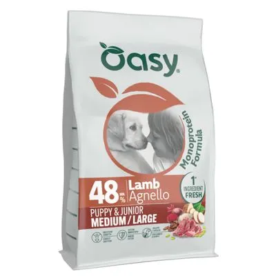 Oasy Puppy & Junior Medium/Large Agneau