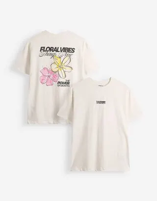 Maglia lunga - Oversized Fit - Bianco sporco