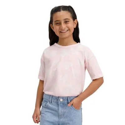 Playera Fantastic Niña Corta Básica Lisa