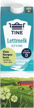 Lettmelk 0,5%