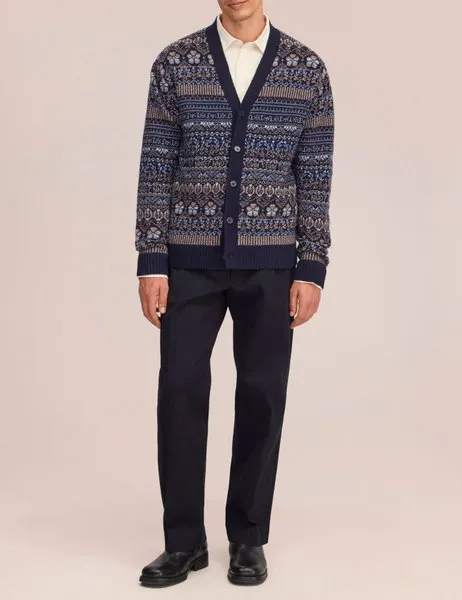 Tobias Cardigan 60004 Navy Multi