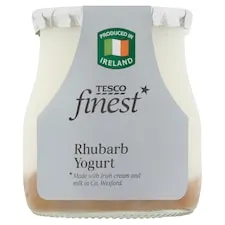 Tesco Finest Rhubarb Yoghurt 150G