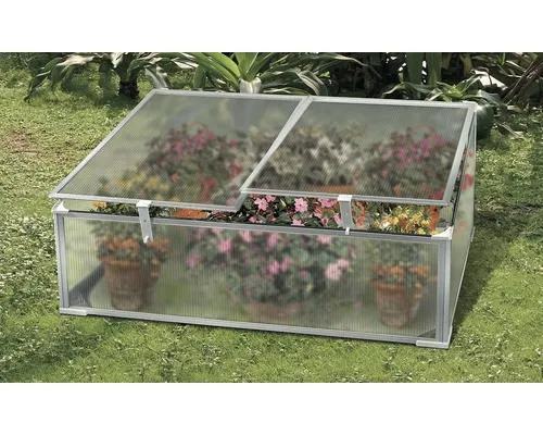 Pařeniště NG Mini Sngle II polykarbonát 2 okna 99 x 60 x 41/30 cm