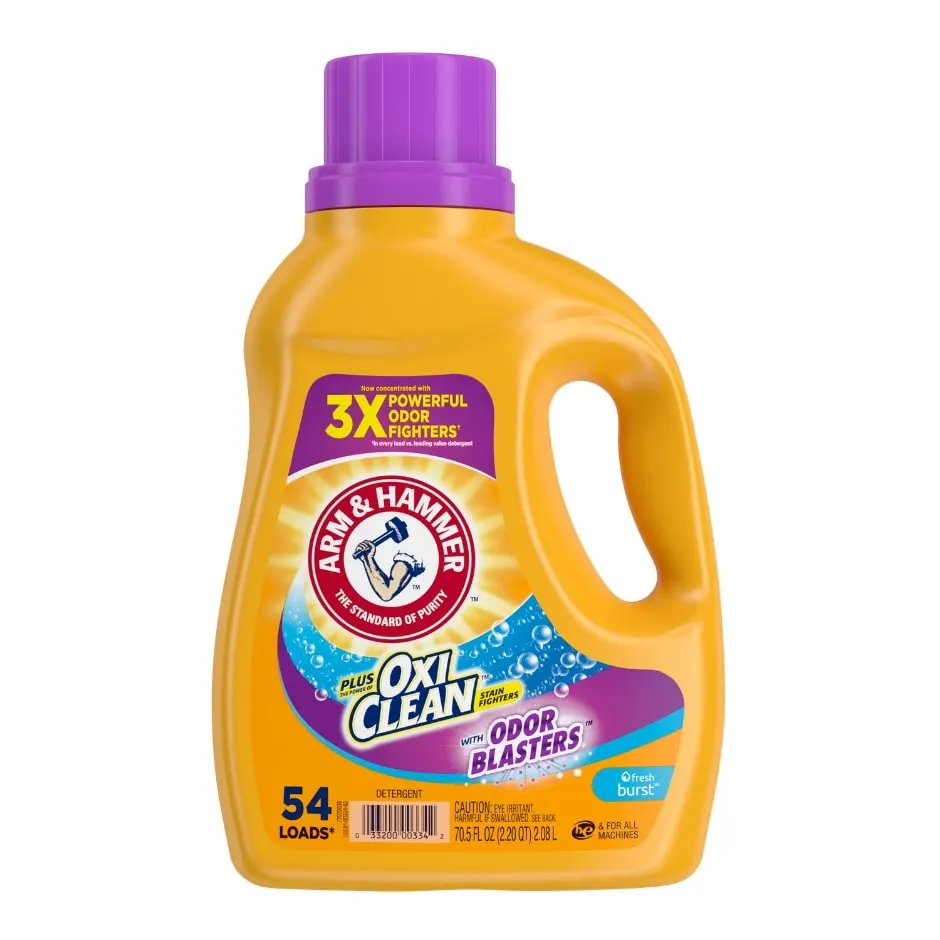 Arm & Hammer Plus OxiClean Odor Blasters Liquid Laundry Detergent - Fresh Burst, 70.5 fl oz.