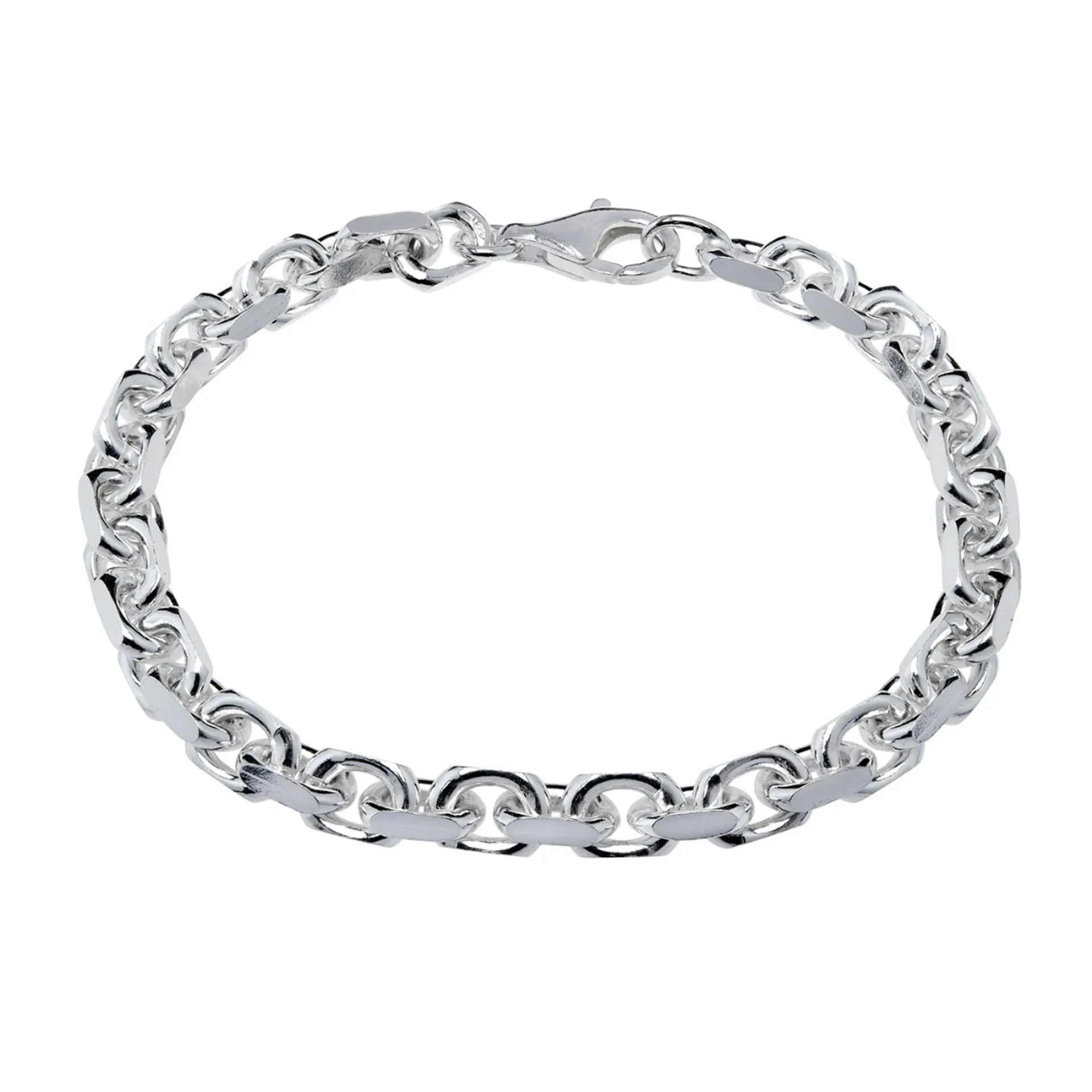 Armbånd anker i 925 sølv 6,1mm 23cm