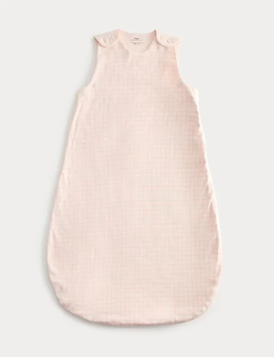 Schlafsack aus reiner Baumwolle mit einem Tog-Wert von 1,0 (0–3 J.)