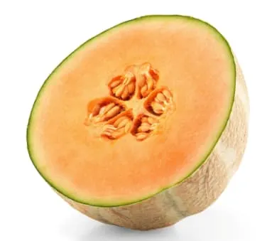 Cantaloupemelon delt