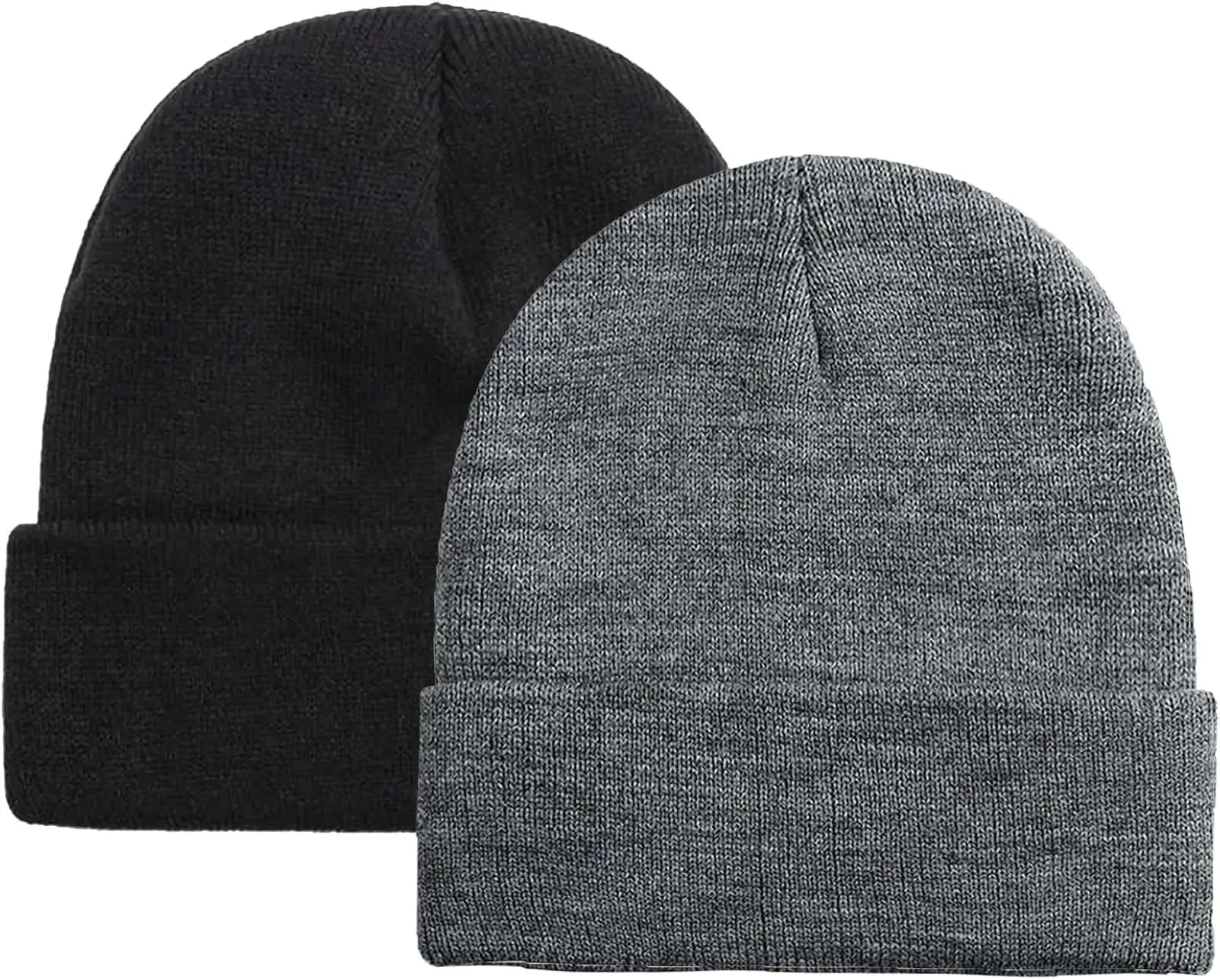 ZOORON Beanie for Men Women Warm Winter Hat Unisex Soft Knit Cuffed Beanie | Skull Cap, Secure fit, Suits Daily Wear, Windproof, Essential Gear for Winter Jogging & Outdoor Sports