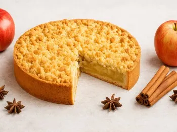Jablečný Koláč s drobenkou