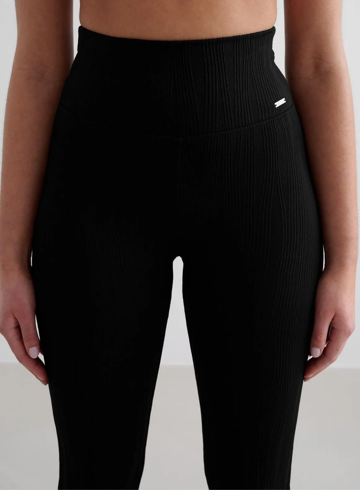 Black Tulip Flare Tights