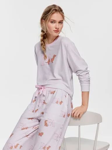 Penny Logo Plush Easy Pj Pant