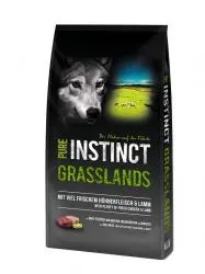 PURE INSTINCT GRASSLANDS mit Huhn, Lamm für Hunde 12 kg
