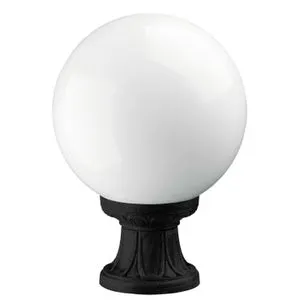 Borne classique INDURA GLOBO IP55 E27 70W 350mm Noir
