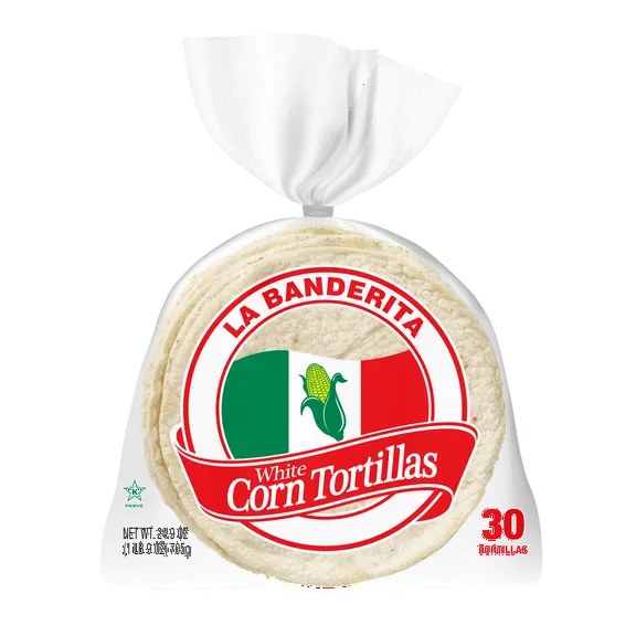 La Banderita Corn Tortillas, 24.9oz, 30 Count Bag