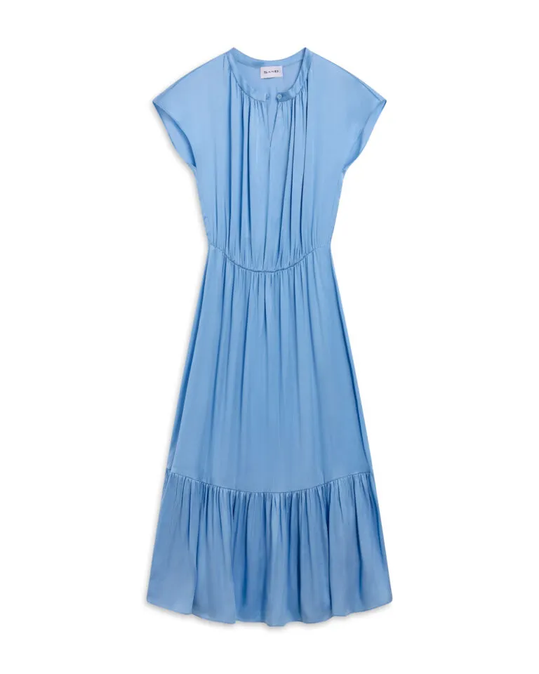 Matt Prosie Dress - Blå