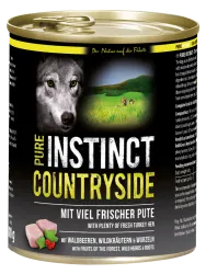 PURE INSTINCT COUNTRYSIDE mit Pute für Hunde 6 x 800 g