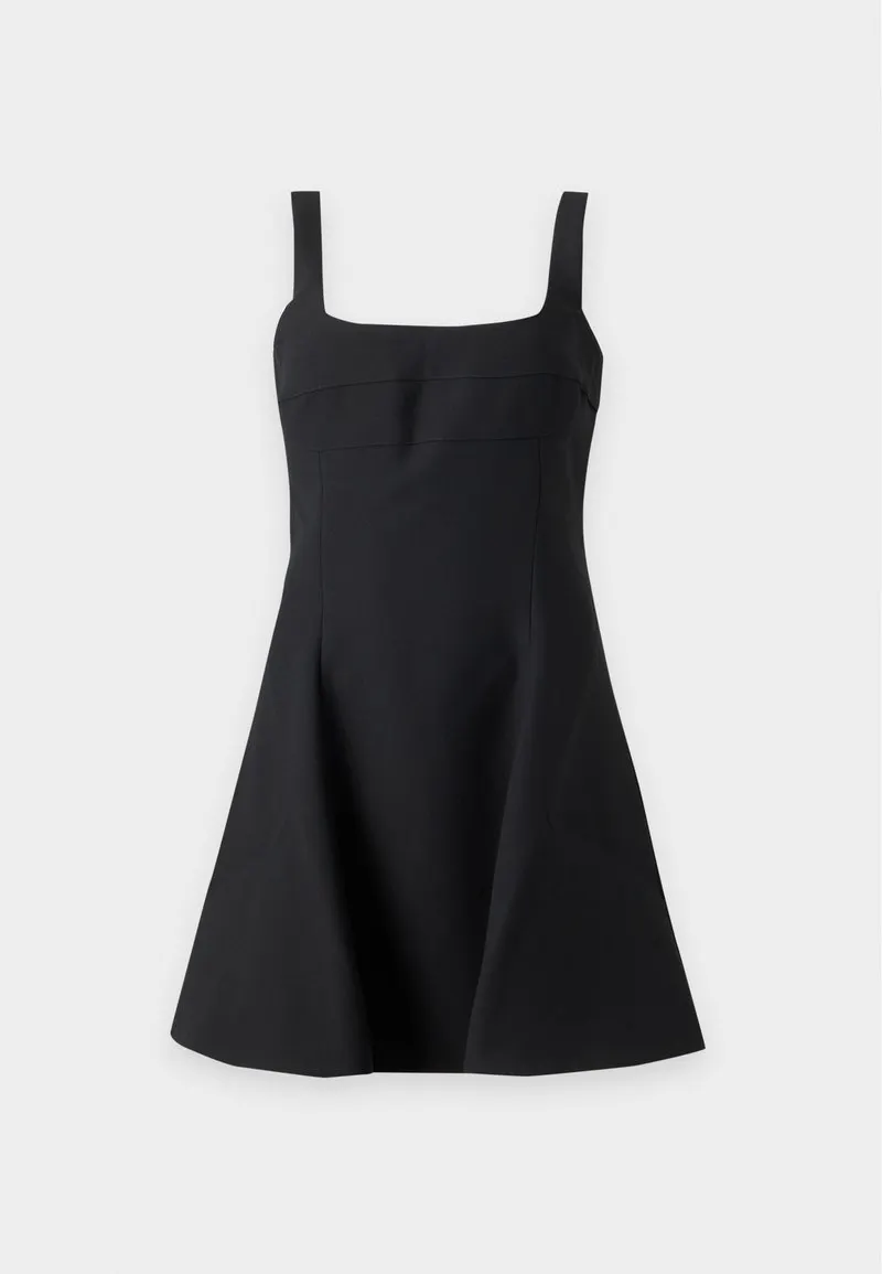 DOUBLE SIDED CORSET DRESS - Kjole - black