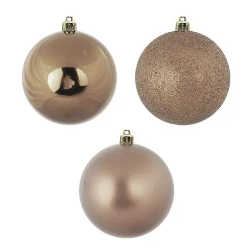 Enchanted Forest® 60mm Copper Shatterproof Ornaments - 12 Pack