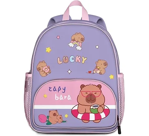 gdhiybf Toddler Backpack for Kids Bookbag Cute Kawaii Cartoon Kindergarten Preschool Bags Water Resistance Lightweight Schoolbag Backpacks Gifts for Boys Girls