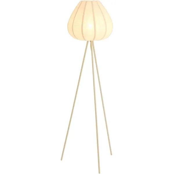 Vloerlamp Moscito ecru linnen 1-lichts