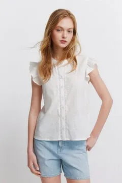 Camisa lace volantes