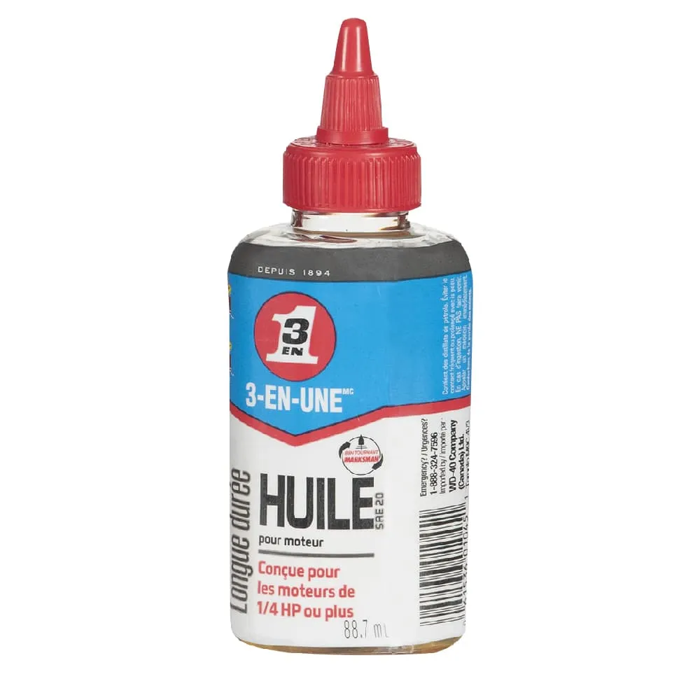 Huile à moteur 3-en-1, 88,7 ml
