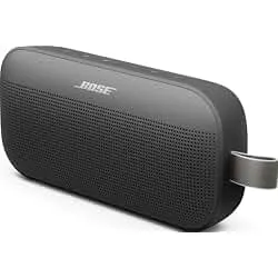 Bose SoundLink Flex Bluetooth Speaker (2nd Gen) - Portable Outdoor Speaker with Hi-Fi Audio, Waterproof and Dustproof, USB-C, Up to 12 Hours Battery Life, Black