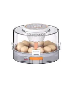 Hofman Digitale Broedmachine - Broeden - Ø29x19 cm Transparant Grijs 30 Watt Voor 12 Eieren