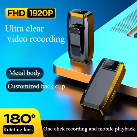 HD 1920P Body Mini Camera Portable Small Digital Video Recorder Police BodyCam Miniature Camcorder action camera mini dv