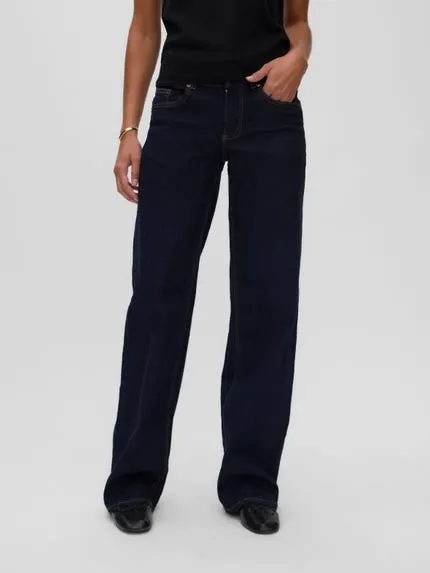 VMRIVER-STRETCH Middels høyt snitt Wide Leg Fit Jeans