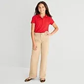 Thereabouts Little & Big Kid Girls Wide Leg Regular Fit Flat Front Pant